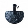 BASE PARASOL RESINA SEMICIRCULO 9KG NEGRO 891304